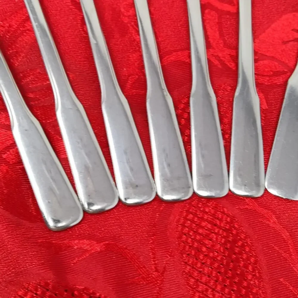 6+1X LH Tsp Friendship Oneida Wm Rogers Stainless Long Handle Tea Malt Spoons